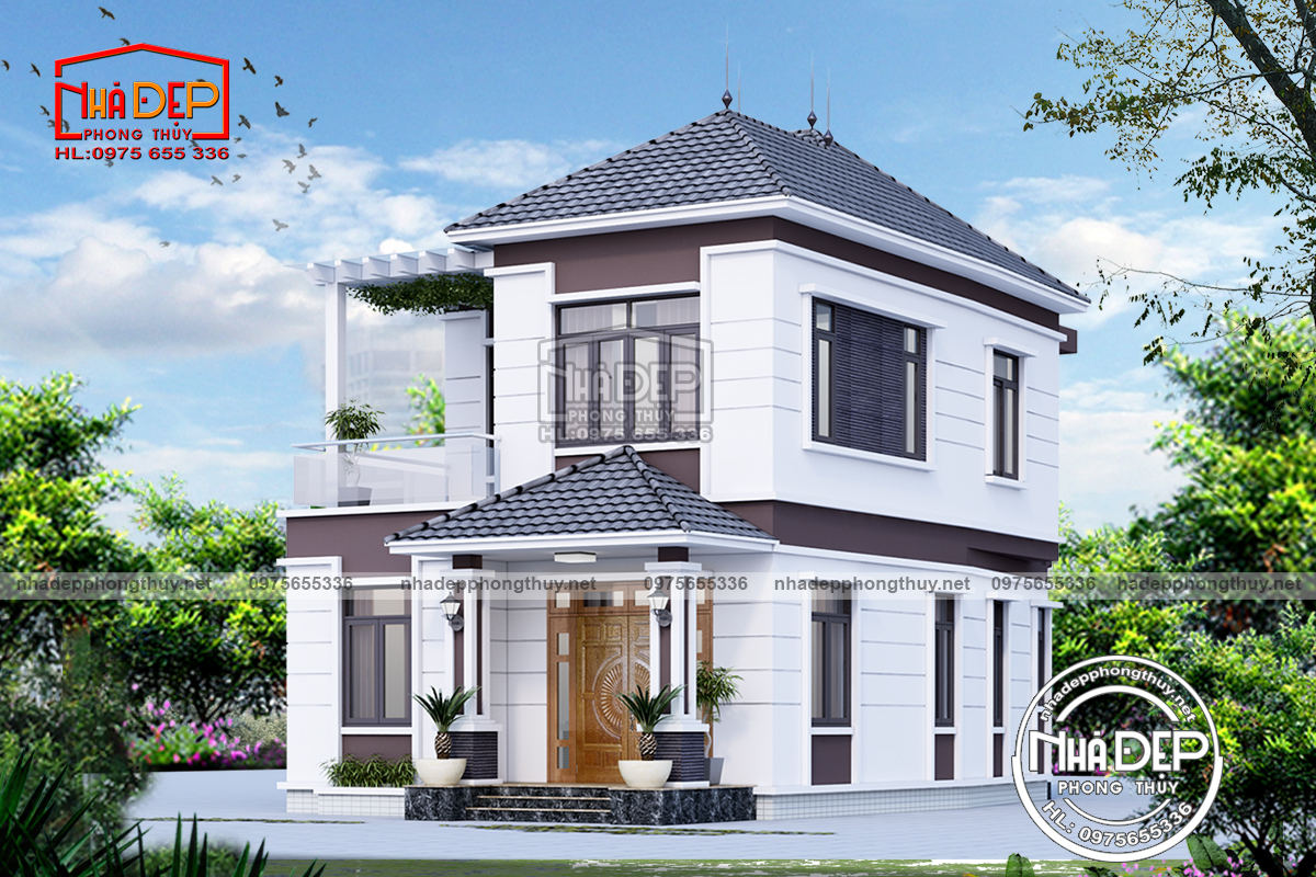 Biệt thự 2 tầng mái Nhật