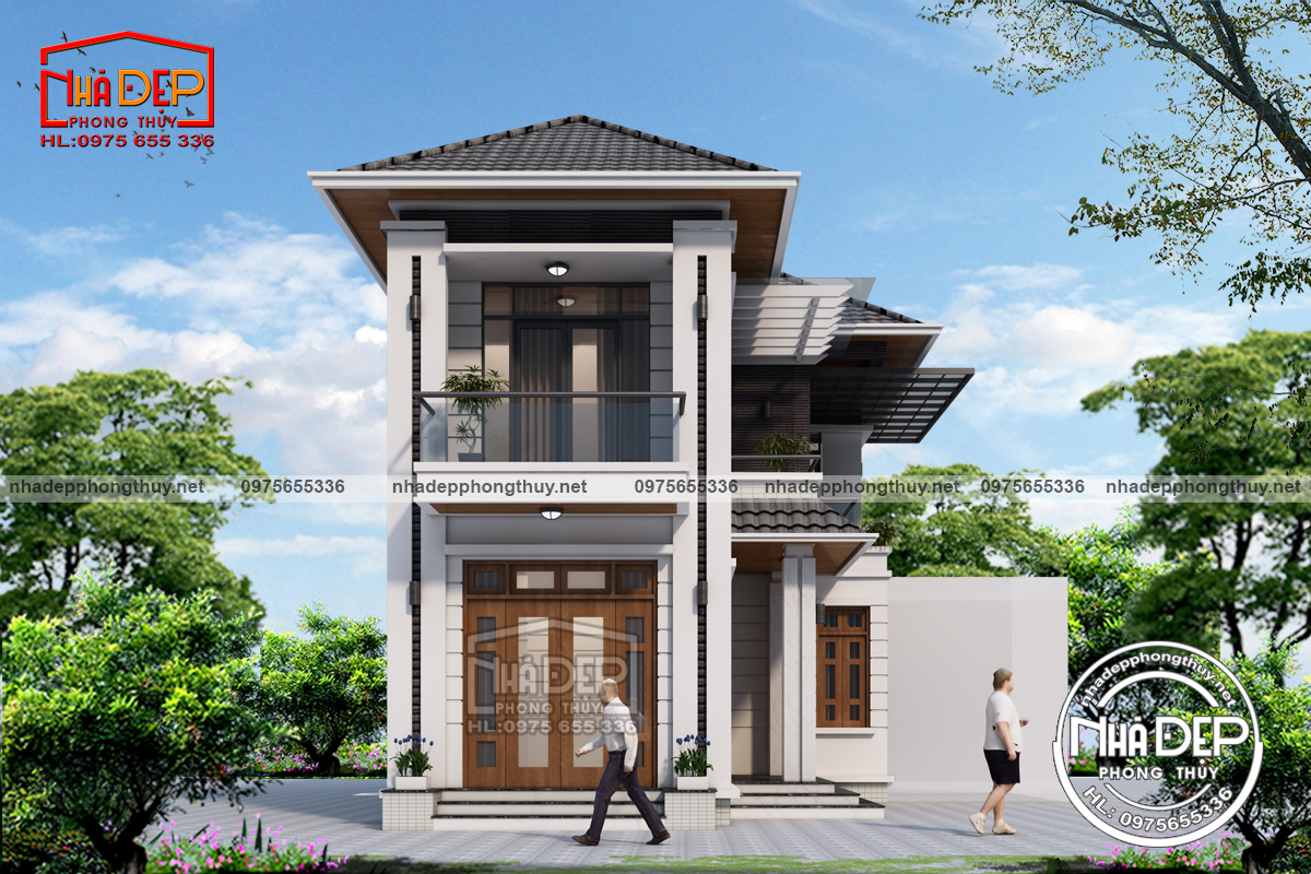 BIỆT THỰ 2 TẦNG MÁI NHẬT TẠI ĐÔNG ANH