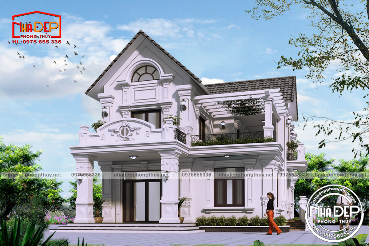 MẪU BIỆT THỰ 2 TẦNG TÂN CỔ ĐIỂN