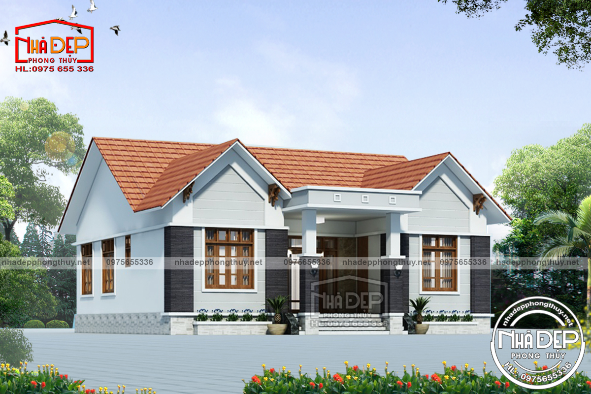 BIỆT THỰ 1 TẦNG MÁI THÁI  154m2