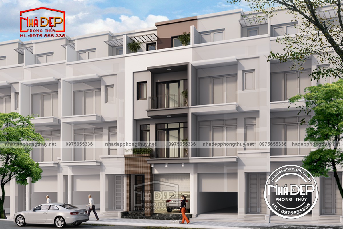 NHÀ LIỀN KỀ 4 TẦNG MẶT TIỀN 5M