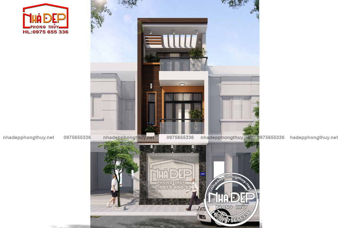 MẪU NHÀ PHỐ 3 TẦNG HIỆN ĐẠI