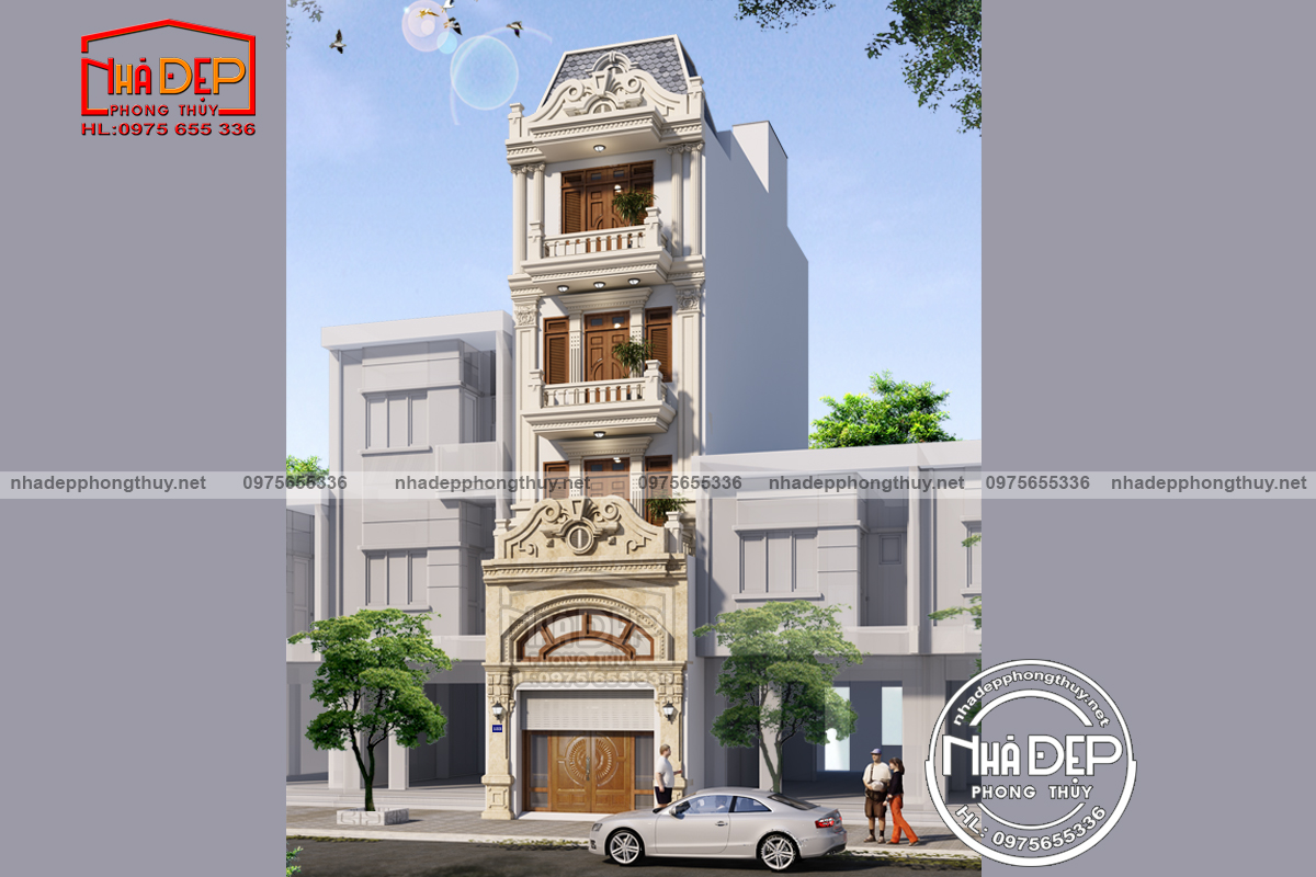 NHÀ PHỐ 5 TẦNG TÂN CỔ ĐIỂN